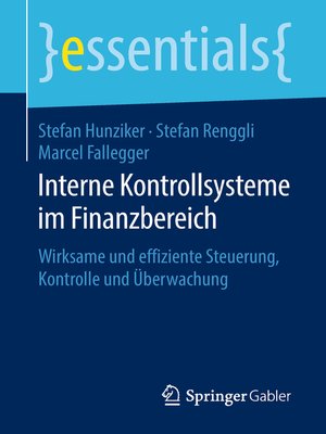 cover image of Interne Kontrollsysteme im Finanzbereich